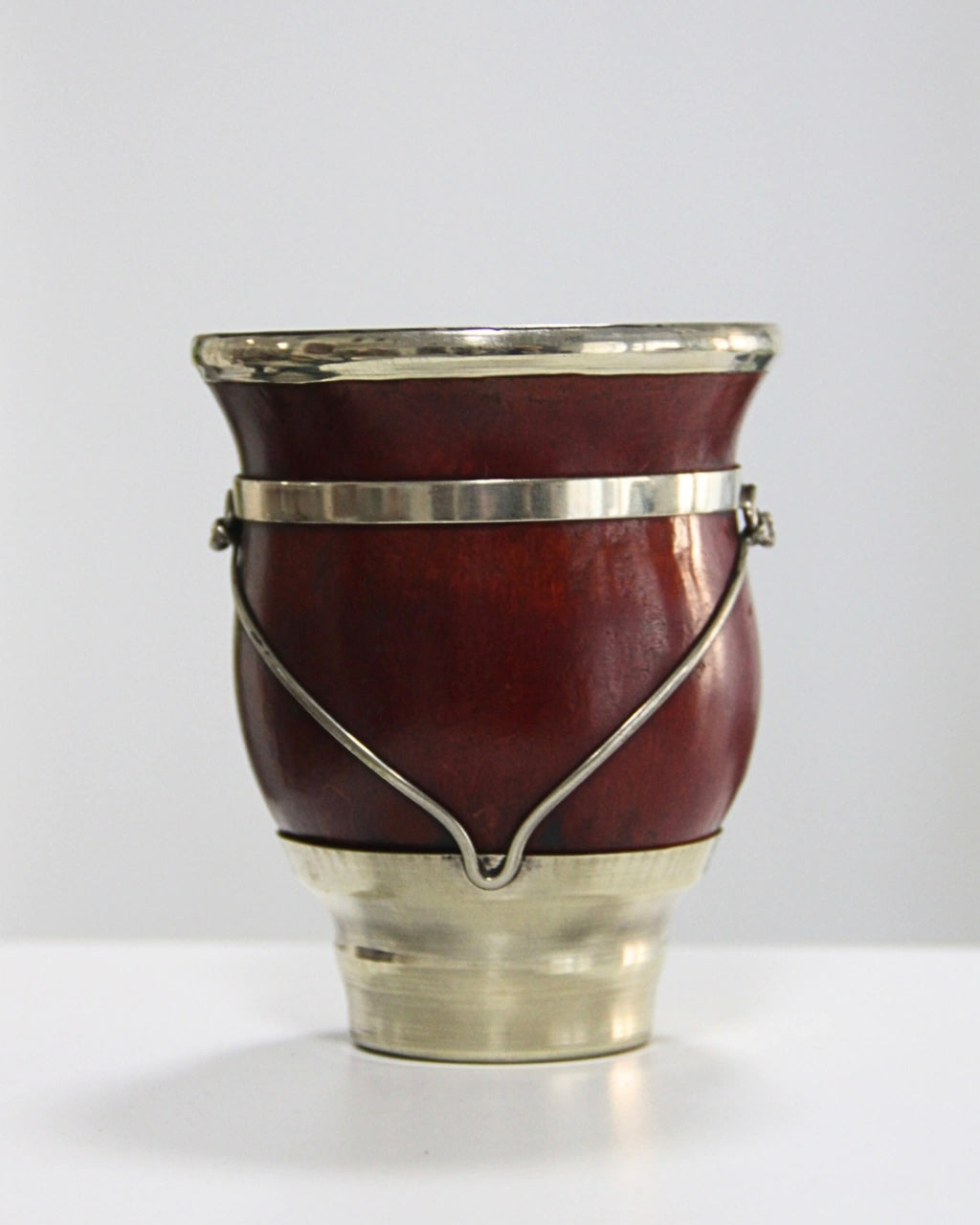 Mate criollo de alpaca base cerrada