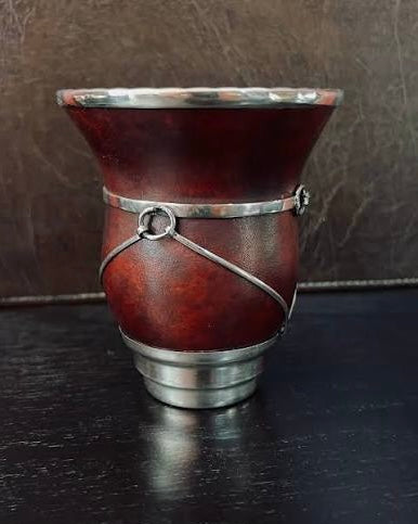 Mate criollo de alpaca base cerrada